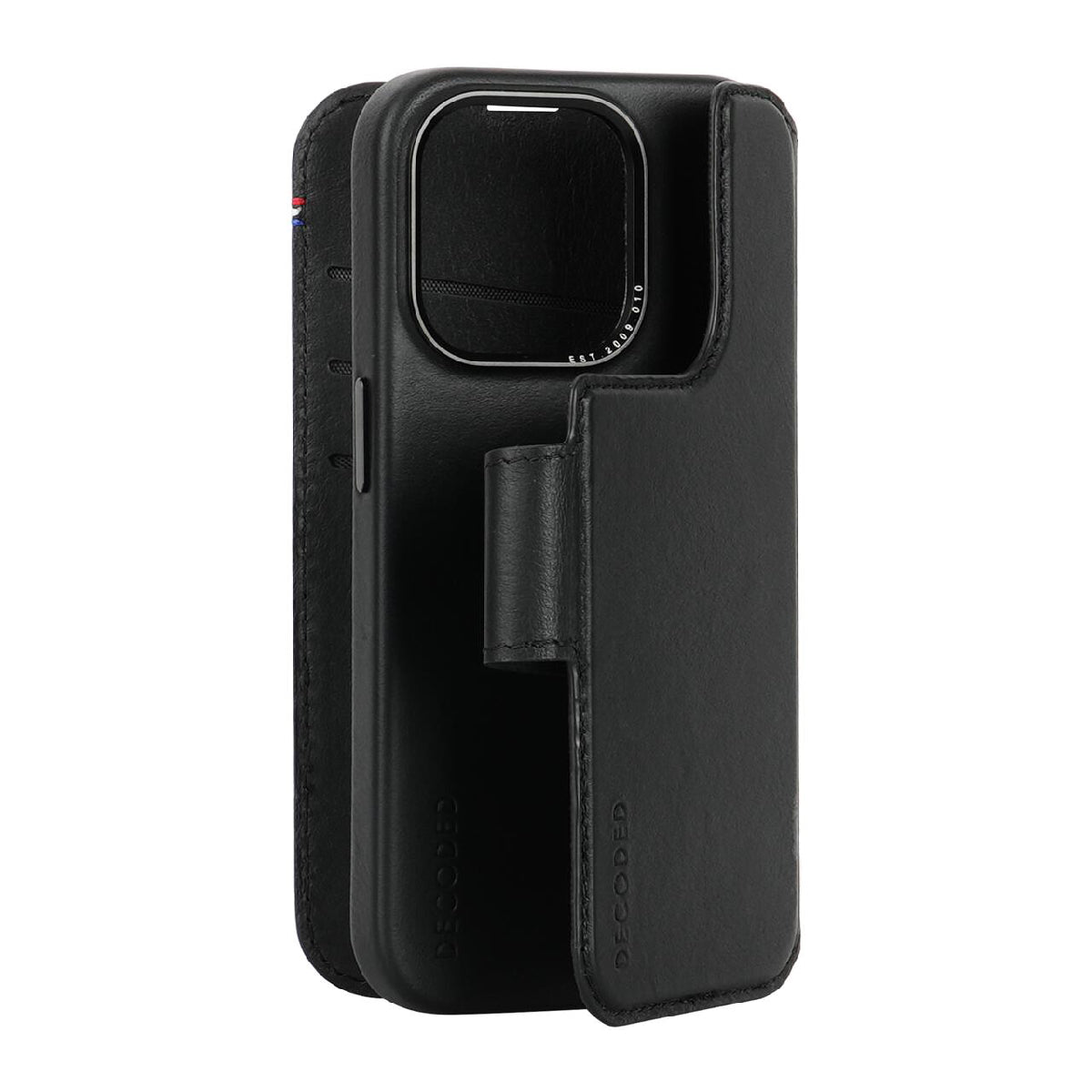 Husa + Portofel Decoded Leather Detachable Wallet pentru iPhone 15 Pro - iSTYLE RO