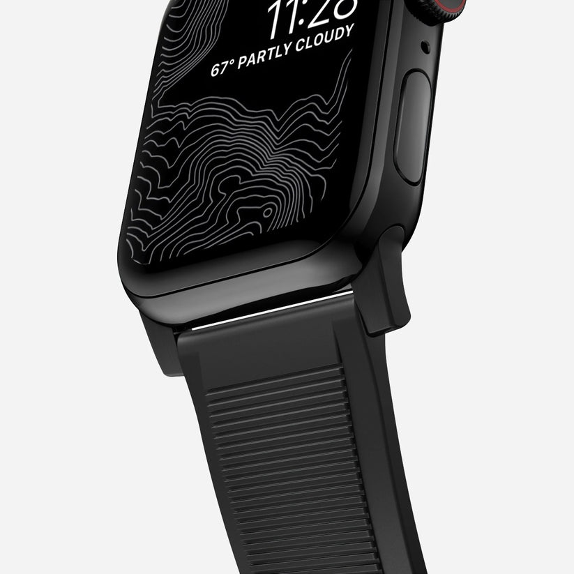 Curea Nomad Rugged Strap pentru Apple Watch Ultra 49mm, Negru - iSTYLE RO