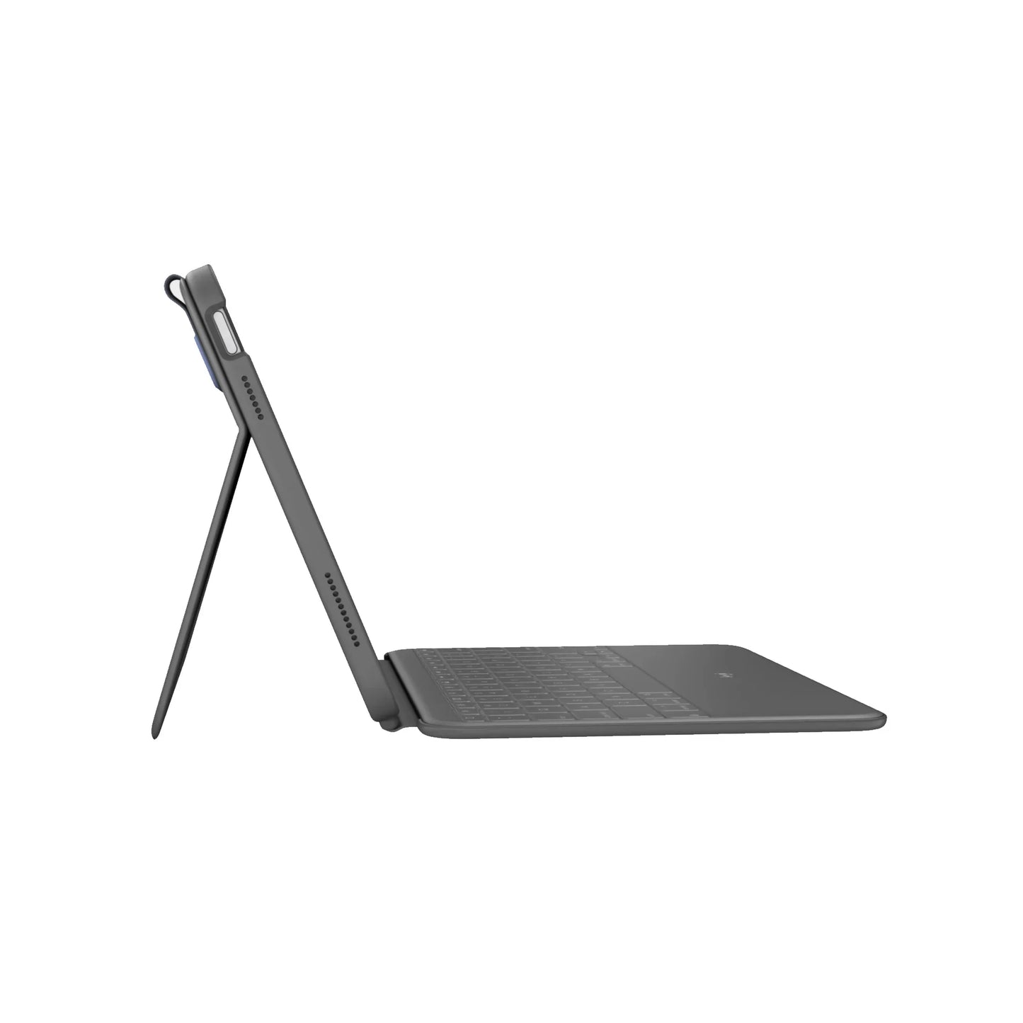 Husa cu tastatura Logitech Rugged Folio cu Smart Connector pentru iPad 10, US, Gri Oxford