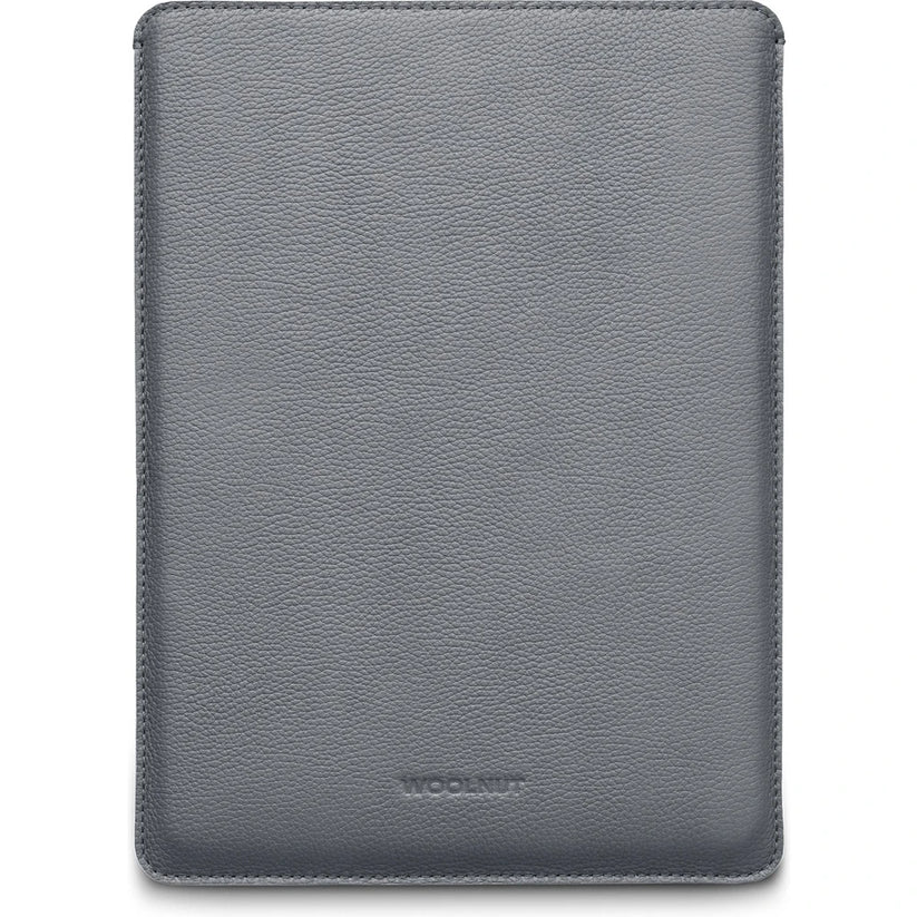 Husa de protectie Woolnut pentru MacBook Pro 13" / MacBook Air, Piele, Gri - iSTYLE RO