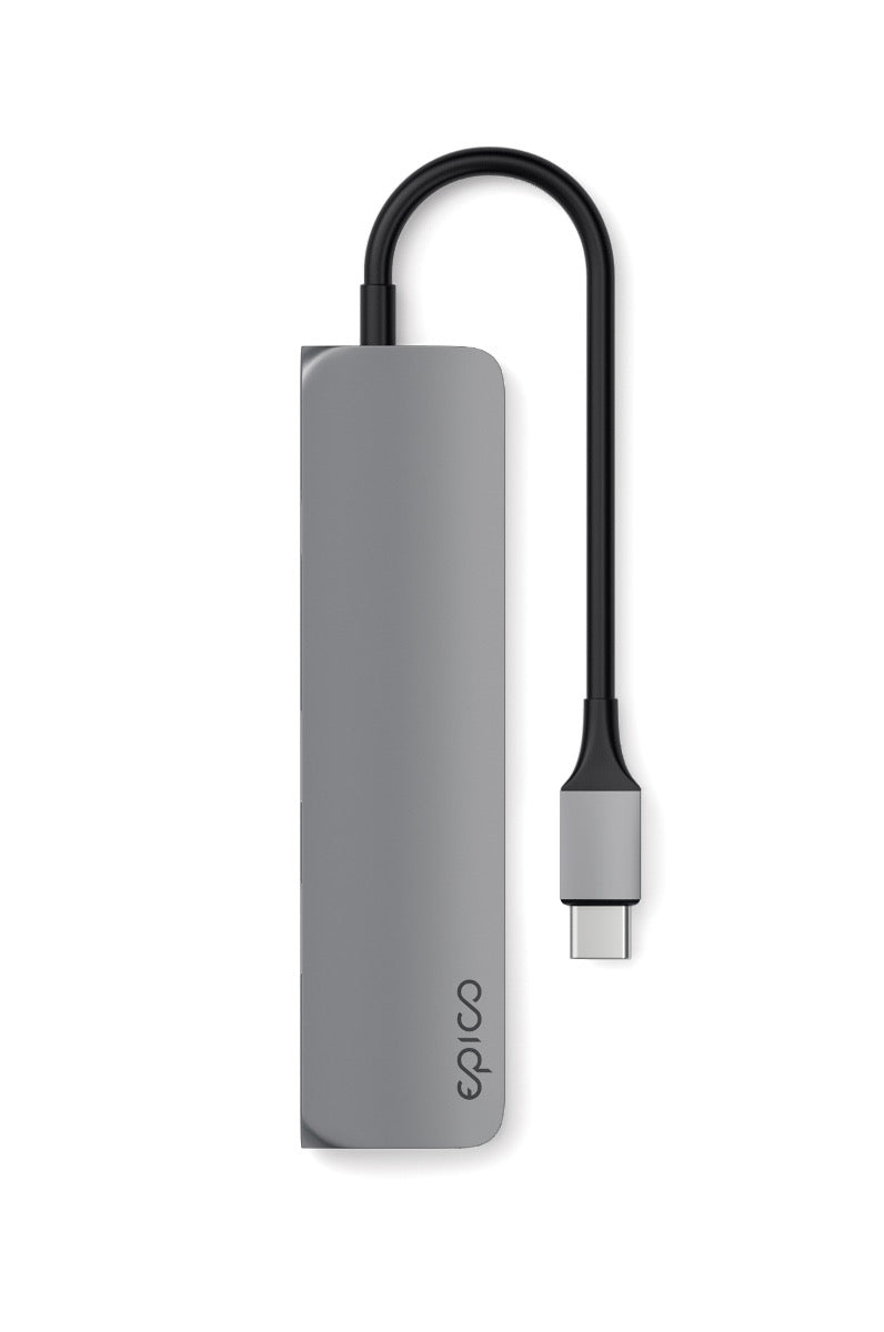 Adaptor EPICO USB Type-C Hub Multi-Port 4k HDMI - space grey/black - iSTYLE RO