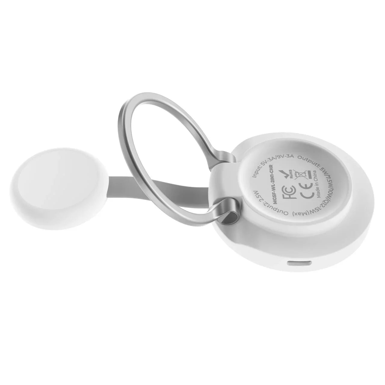 Incarcator NOA QI2 MagSafe 2 in 1 Wireless Charger pentru iPhone & Apple Watch