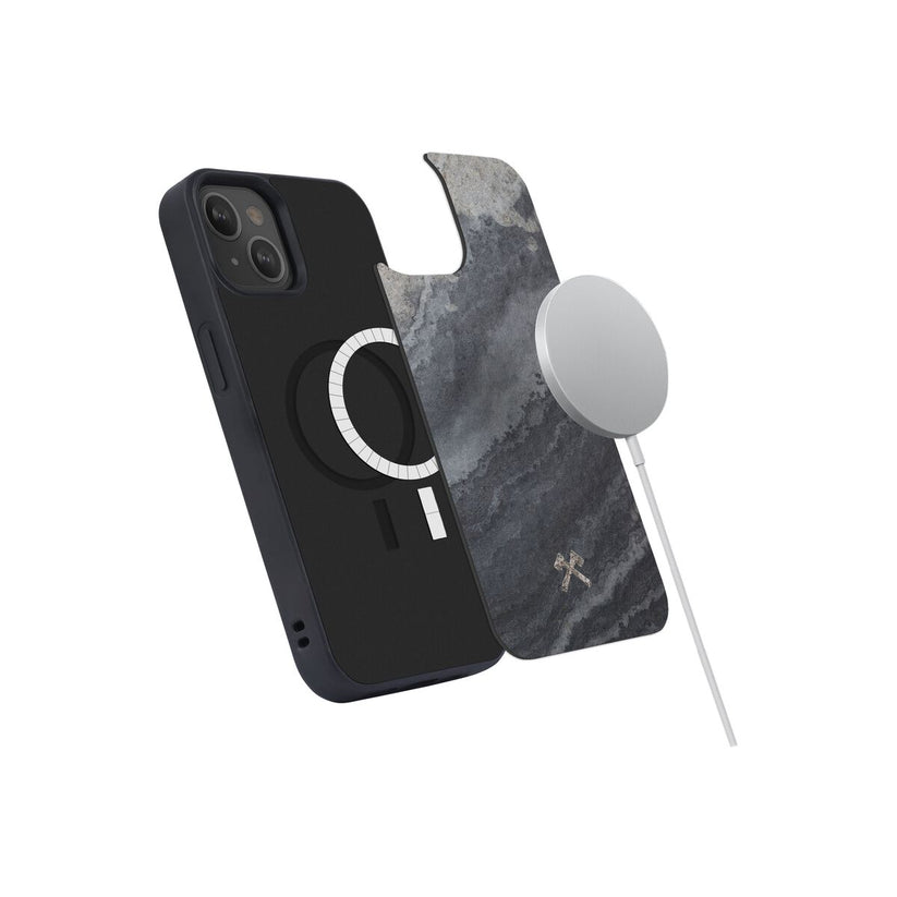 Husa de protectie Woodcessories cu MagSafe pentru iPhone 14 Plus, Negru - iSTYLE RO