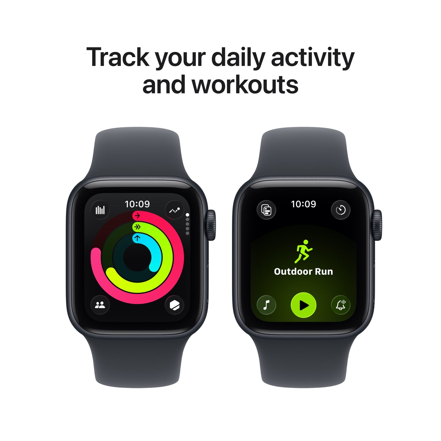 Apple Watch SE 3 GPS + Cellular 40mm Midnight Aluminium Case with Midnight Sport Band - S/M