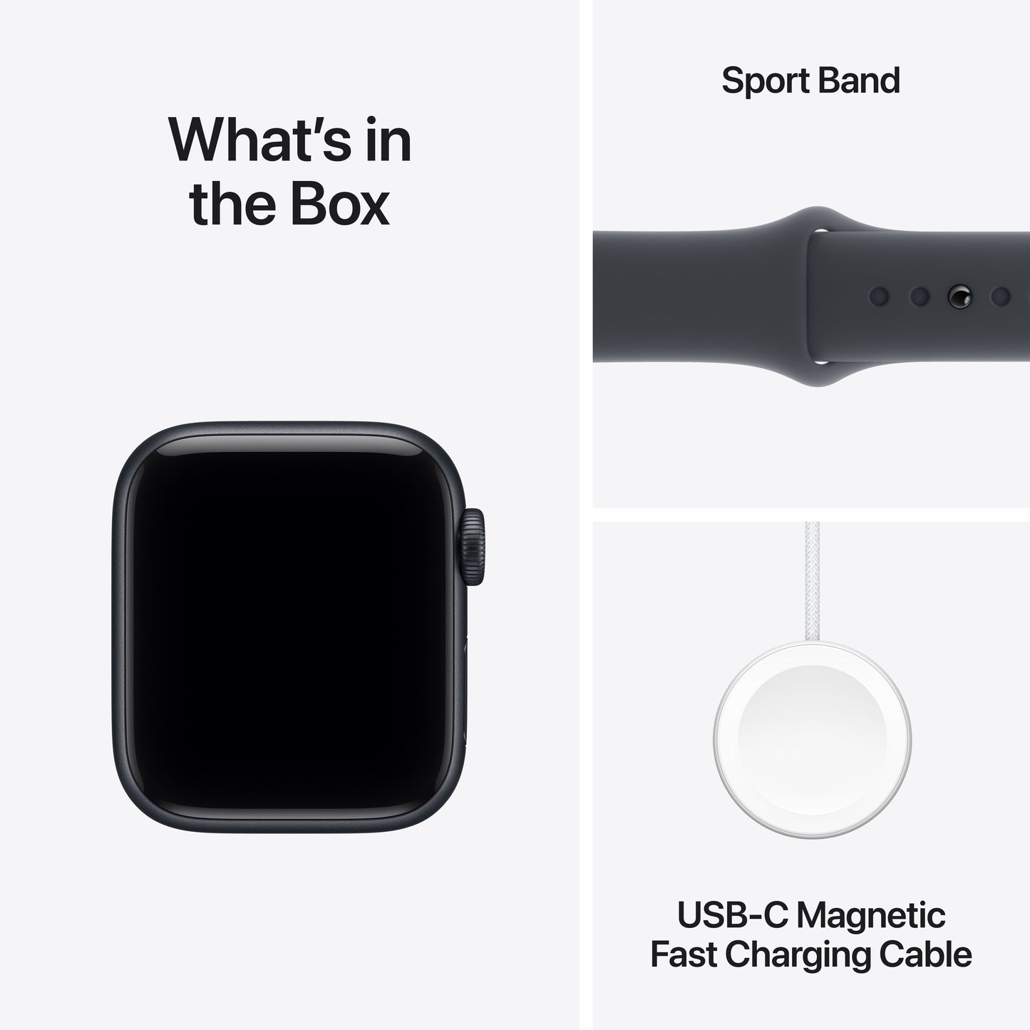 Apple Watch SE 3 GPS + Cellular 40mm Midnight Aluminium Case with Midnight Sport Band - S/M