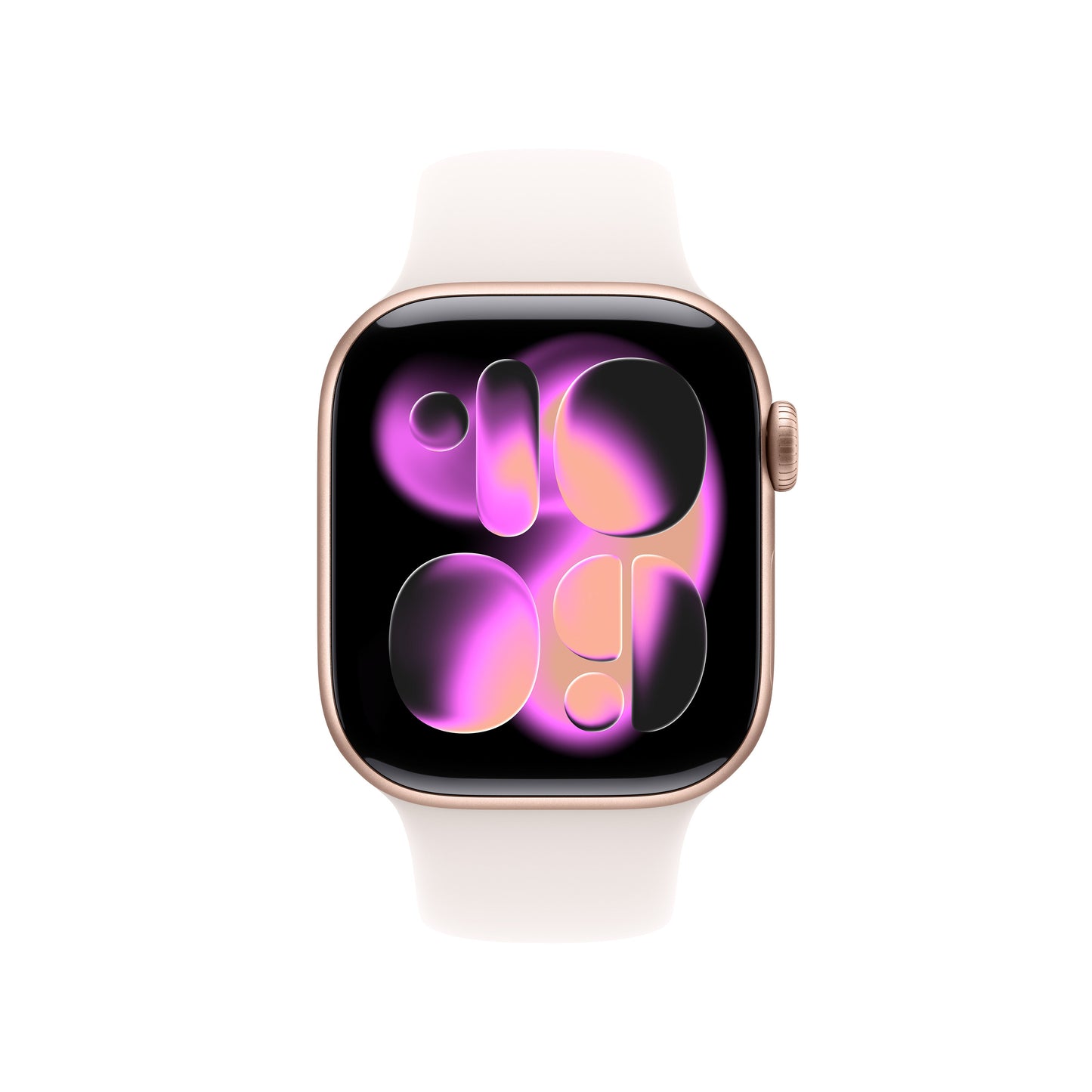 Apple Watch Series 11 GPS 42mm Rose Gold Aluminium Case with Light Blush Sport Band - S/M