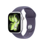 Apple Watch Series 11 GPS 42mm Silver Aluminium Case with Purple Fog Sport Band - S/M