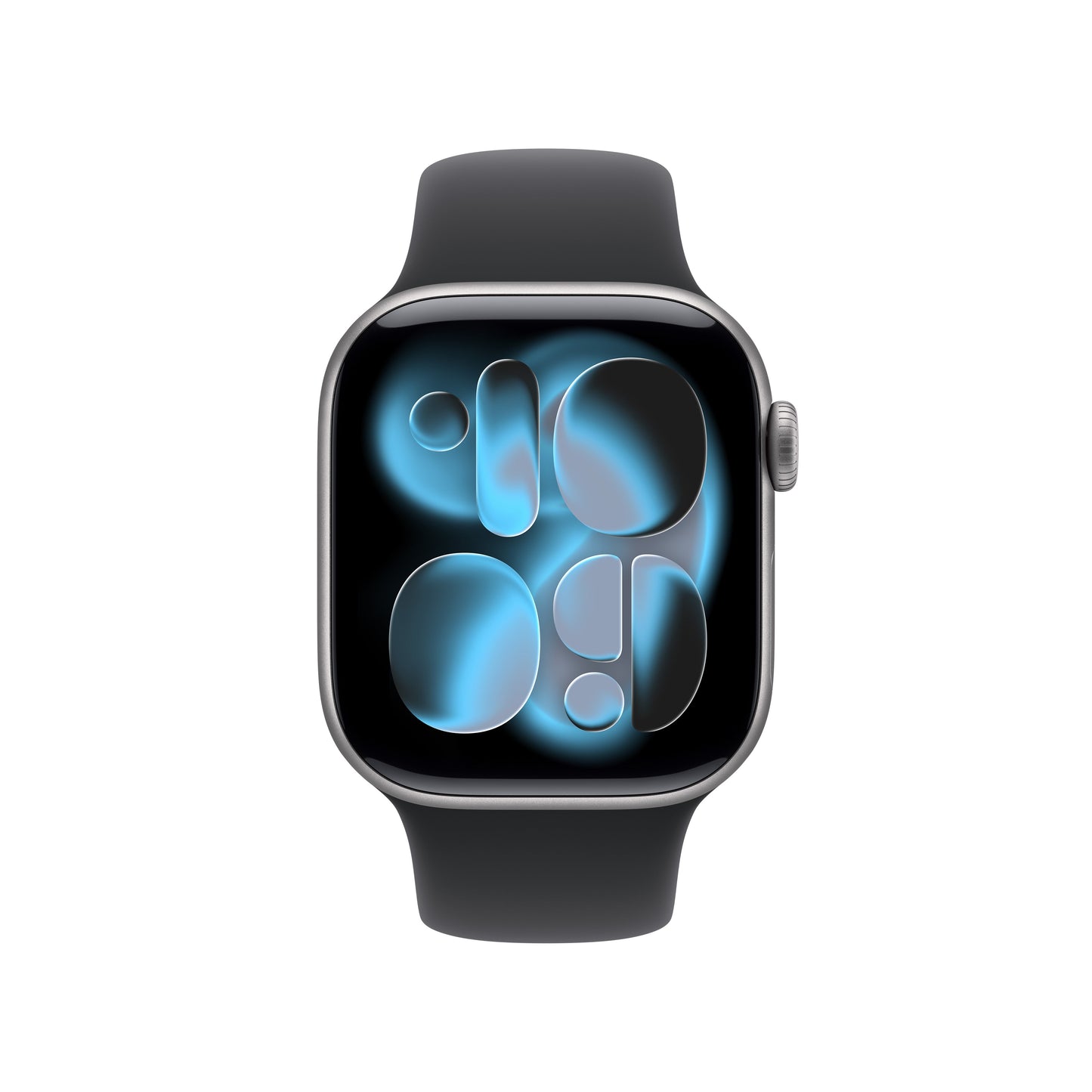 Apple Watch Series 11 GPS + Cellular 42mm Space Grey Aluminium Case with Black Sport Band - M/L