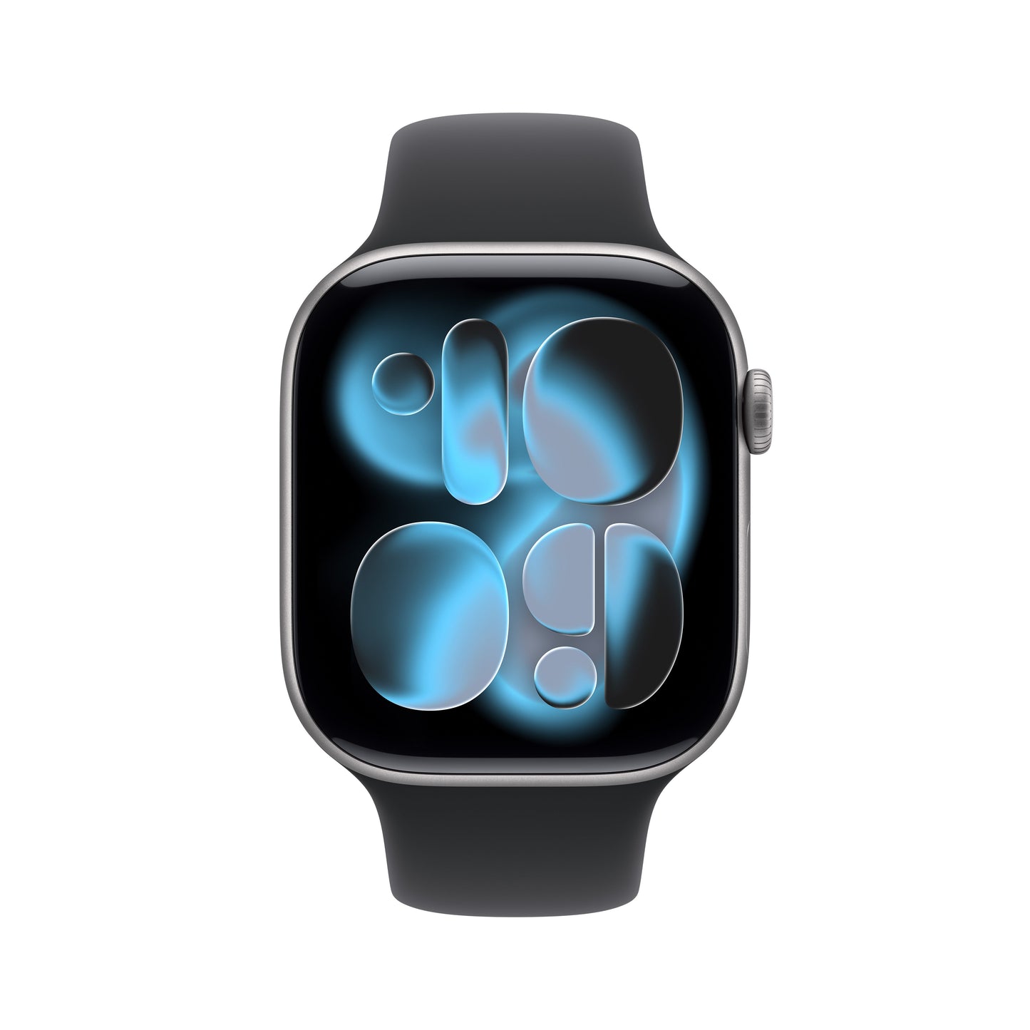 Apple Watch Series 11 GPS + Cellular 46mm Space Grey Aluminium Case with Black Sport Band - M/L