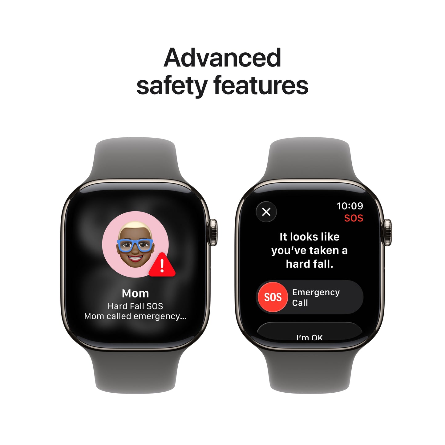 Apple Watch Series 11 GPS + Cellular 42mm Natural Titanium Case with Stone Grey Sport Band - M/L
