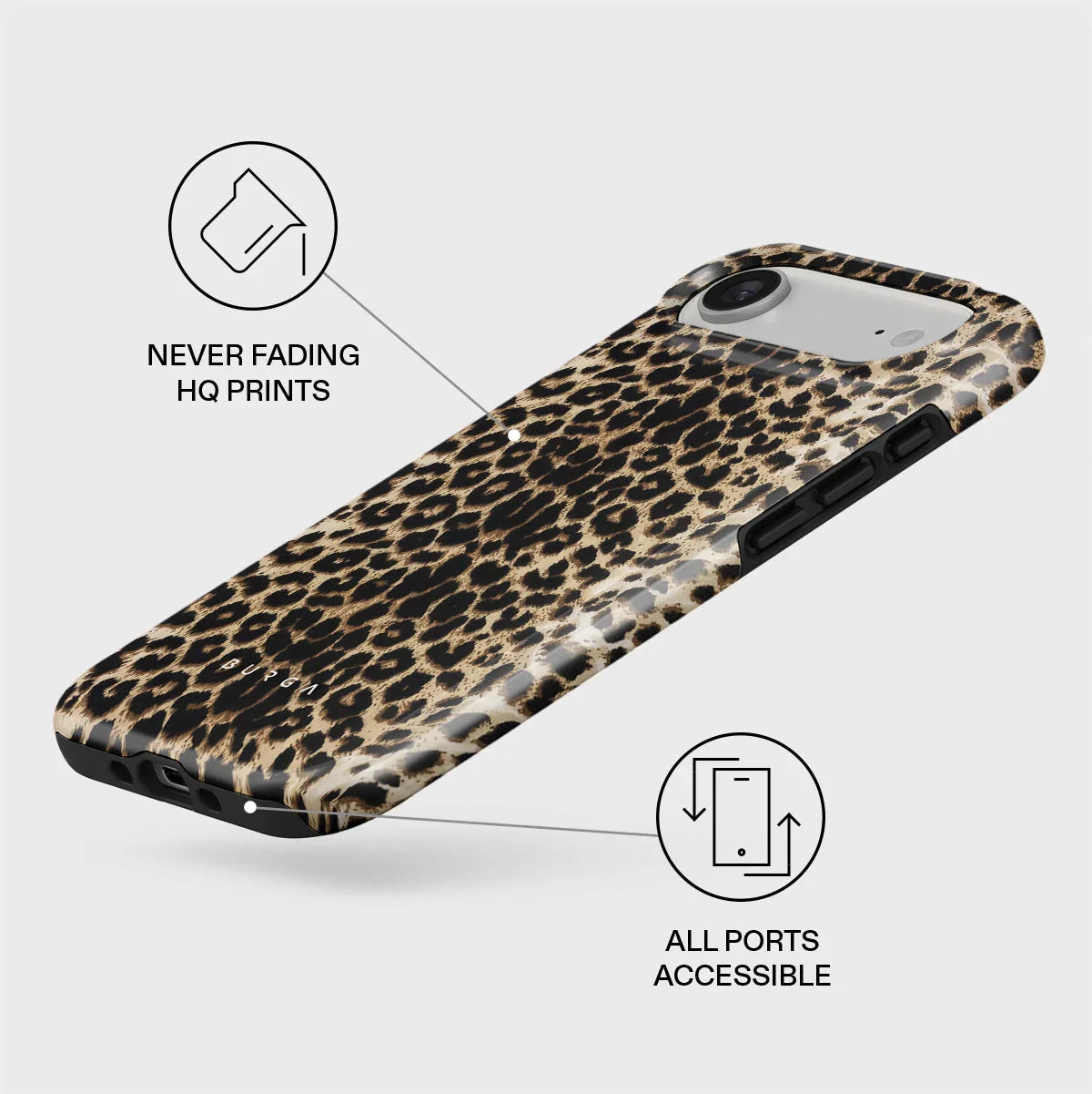 Husa de protectie BURGA pentru iPhone Air, Maro