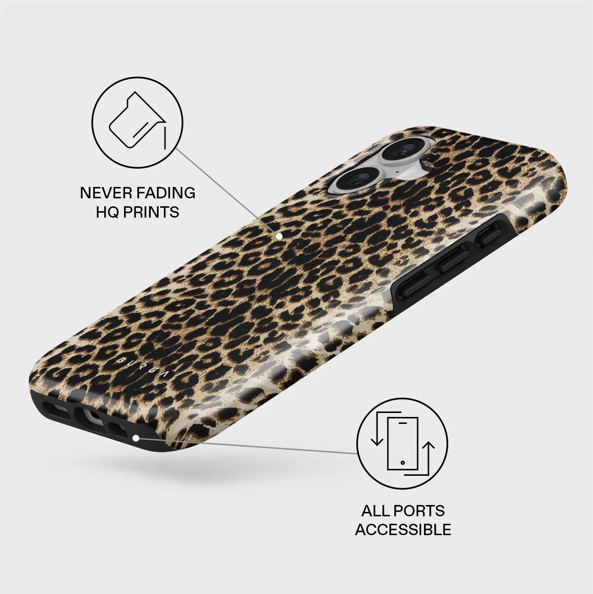 Husa de protectie BURGA pentru iPhone 17, Maro