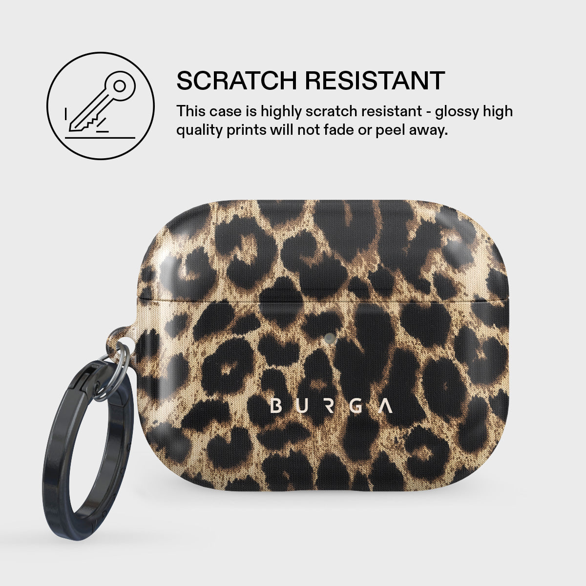 Husa de protectie BURGA pentru AirPods Pro 3, Maro - iSTYLE.ro