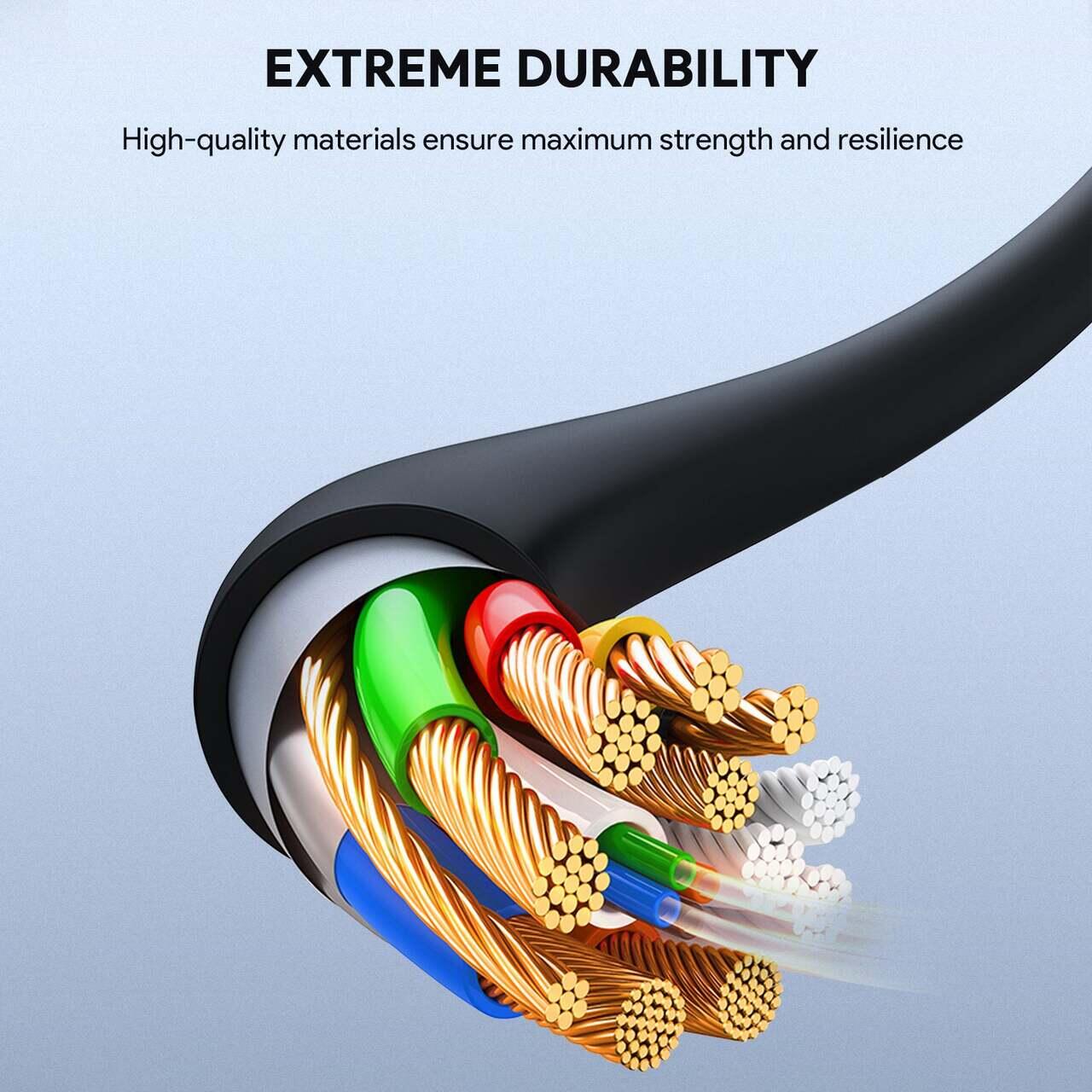 Cablu de date AUKEY, USB-C la USB-C, 240W, 1.8 m, Negru