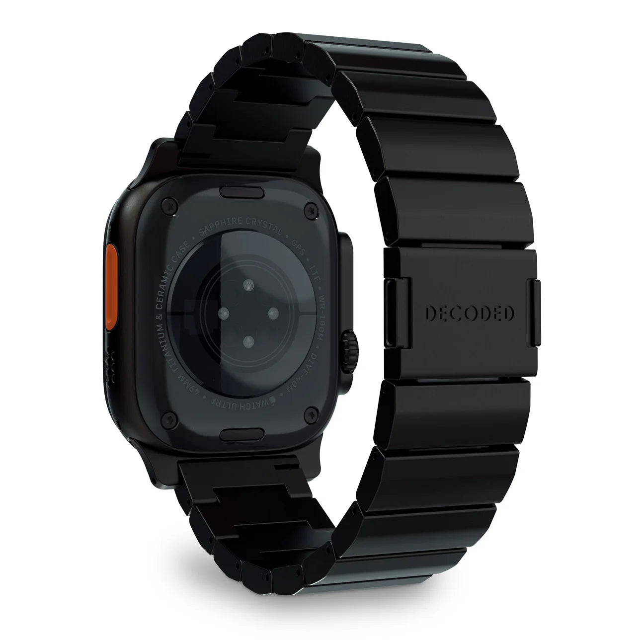 Curea Decoded Titanium Watch Band pentru AppleWatch 44/46/49 mm, Negru