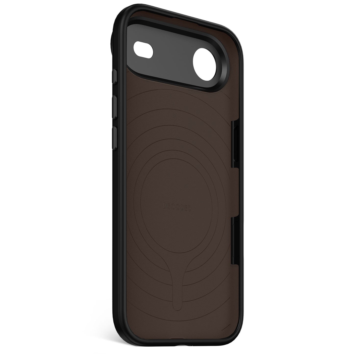 Husa de protectie DECODED Antimicrobian pentru iPhone Air, Silicon, Phantom Black