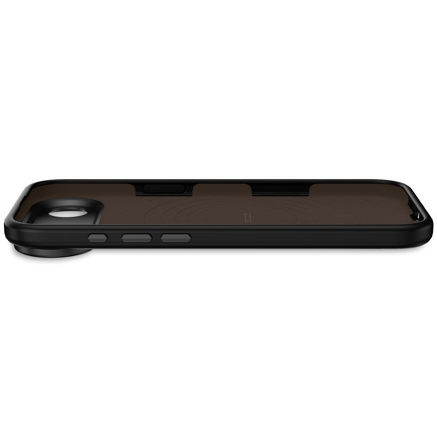 Husa de protectie DECODED Antimicrobian pentru iPhone Air, Silicon, Phantom Black