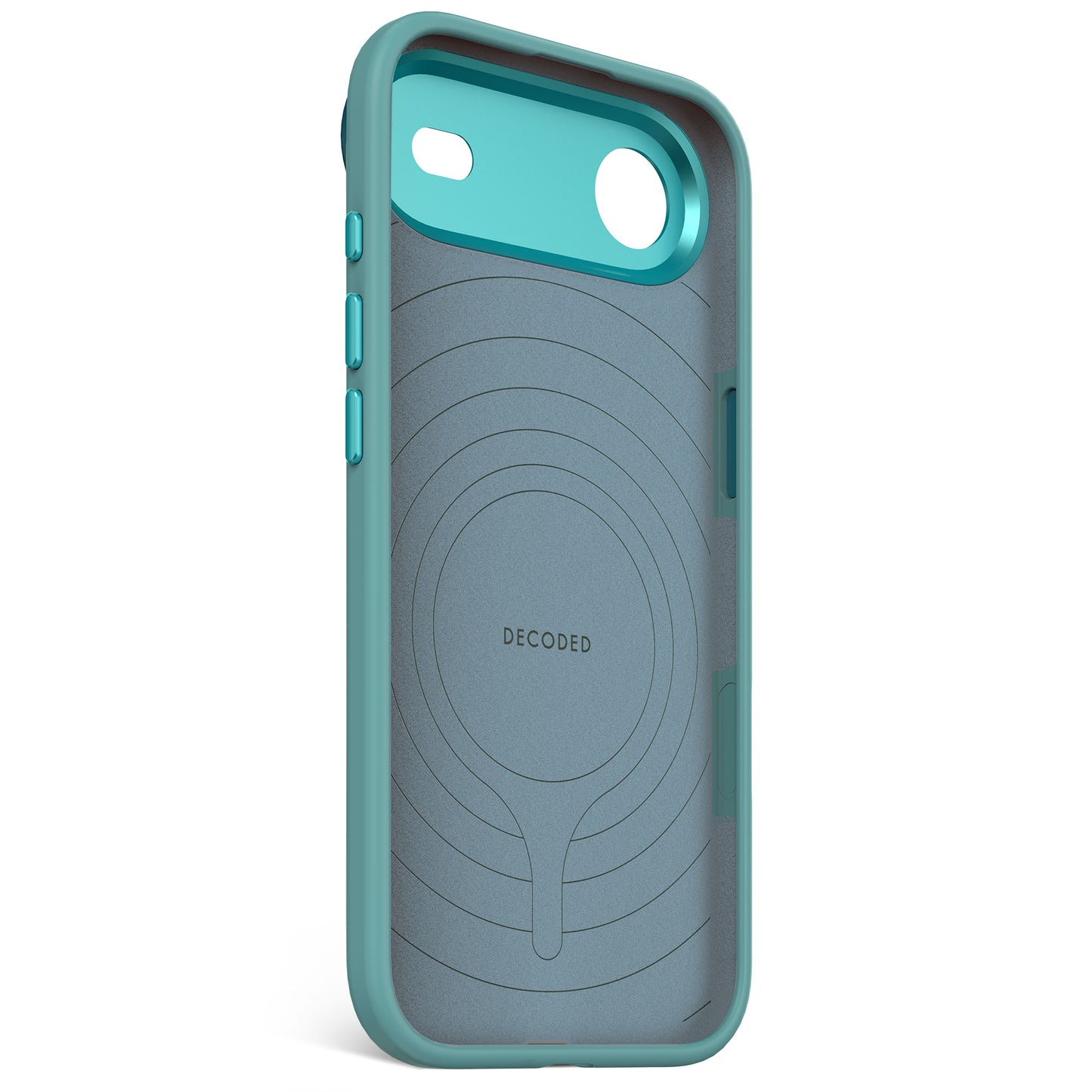 Husa de protectie DECODED Antimicrobian pentru iPhone Air, Silicon, Retro Blue