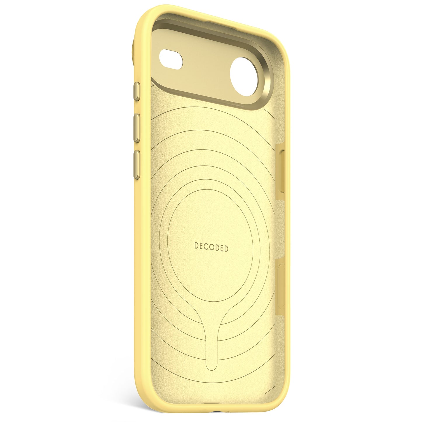 Husa de protectie DECODED Antimicrobian pentru iPhone Air, Silicon, Yuma Yellow