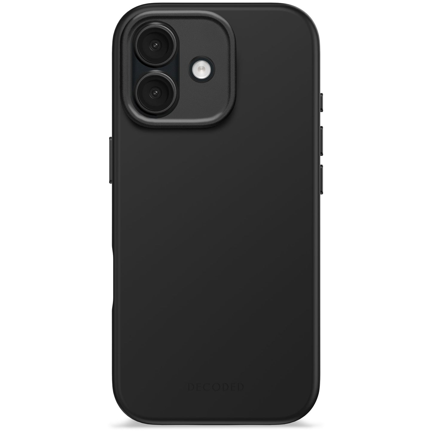 Husa de protectie DECODED Antimicrobian pentru iPhone 17, Silicon, Phantom Black