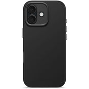 Husa de protectie DECODED Antimicrobian pentru iPhone 17, Silicon, Phantom Black