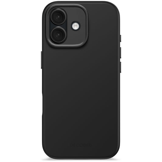 Husa de protectie DECODED Antimicrobian pentru iPhone 17, Silicon, Phantom Black