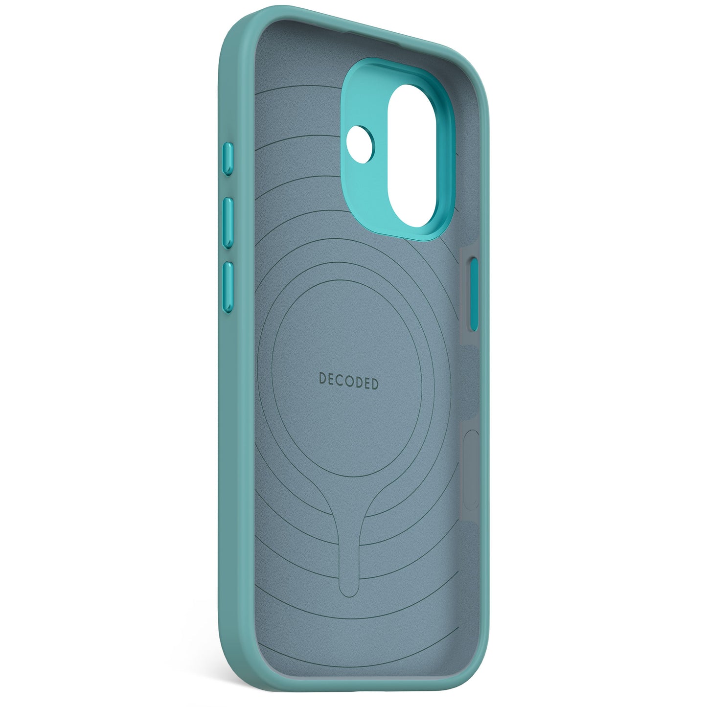 Husa de protectie DECODED Antimicrobian pentru iPhone 17, Silicon, Retro Blue