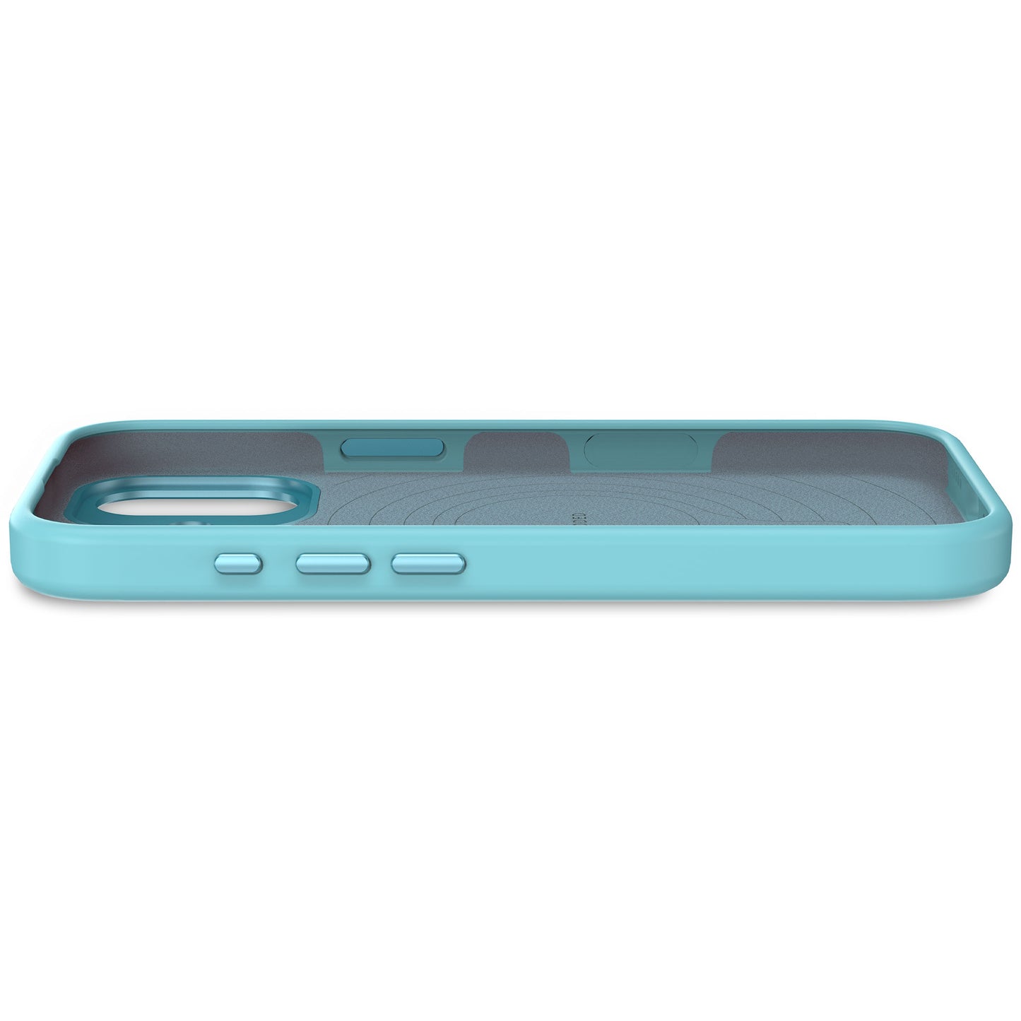 Husa de protectie DECODED Antimicrobian pentru iPhone 17, Silicon, Retro Blue