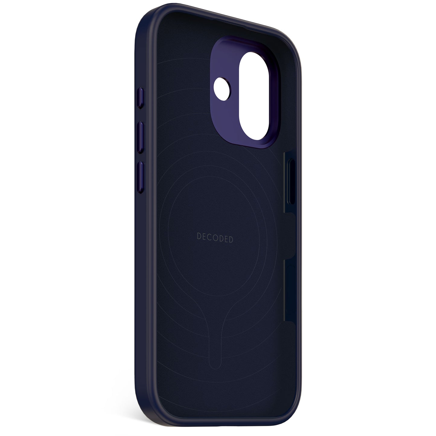 Husa de protectie DECODED Antimicrobian pentru iPhone 17, Silicon, True Navy