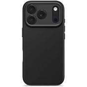 Husa de protectie DECODED Antimicrobian pentru iPhone 17 Pro, Silicon, Phantom Black