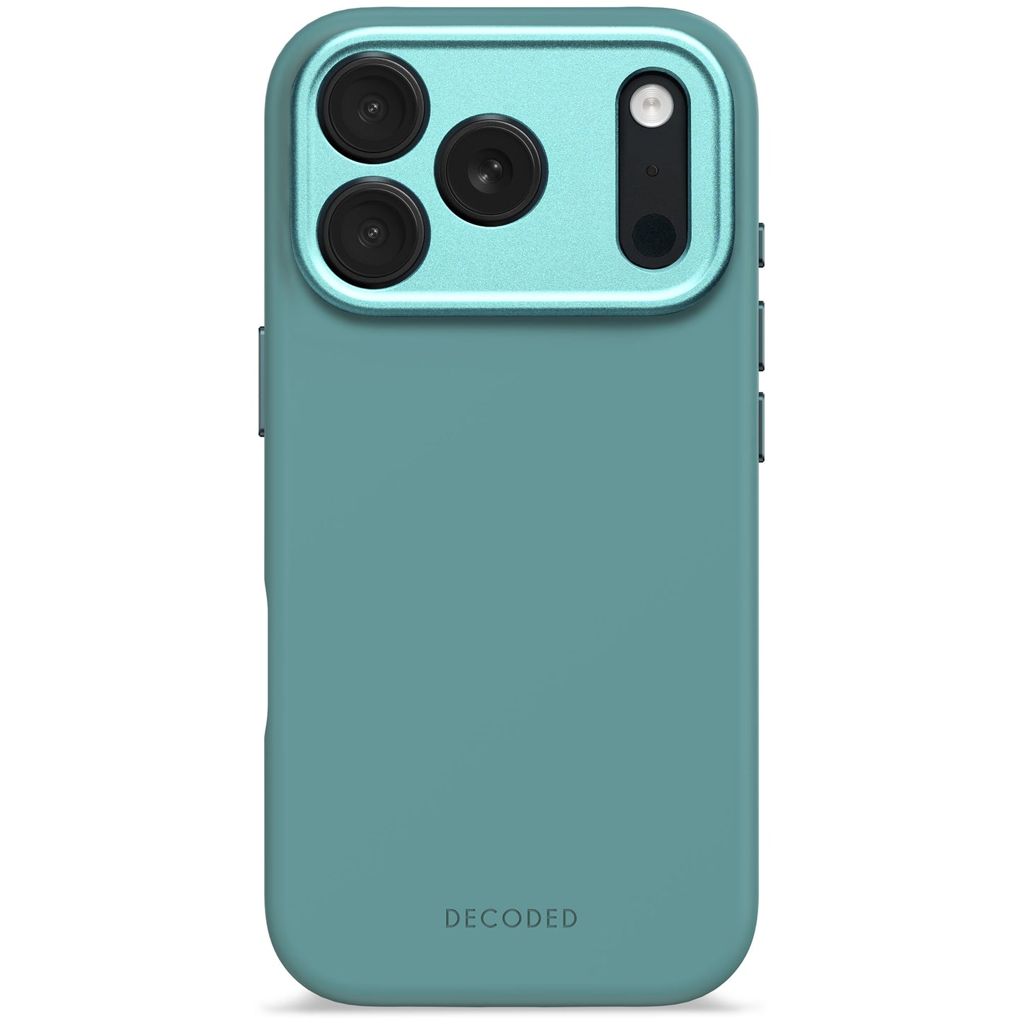 Husa de protectie DECODED Antimicrobian pentru iPhone 17 Pro, Silicon, Retro Blue