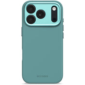 Husa de protectie DECODED Antimicrobian pentru iPhone 17 Pro, Silicon, Retro Blue