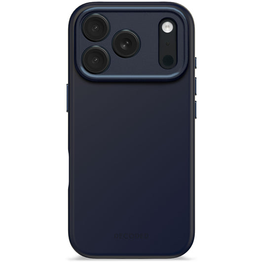 Husa de protectie DECODED Antimicrobian pentru iPhone 17 Pro, Silicon, True Navy