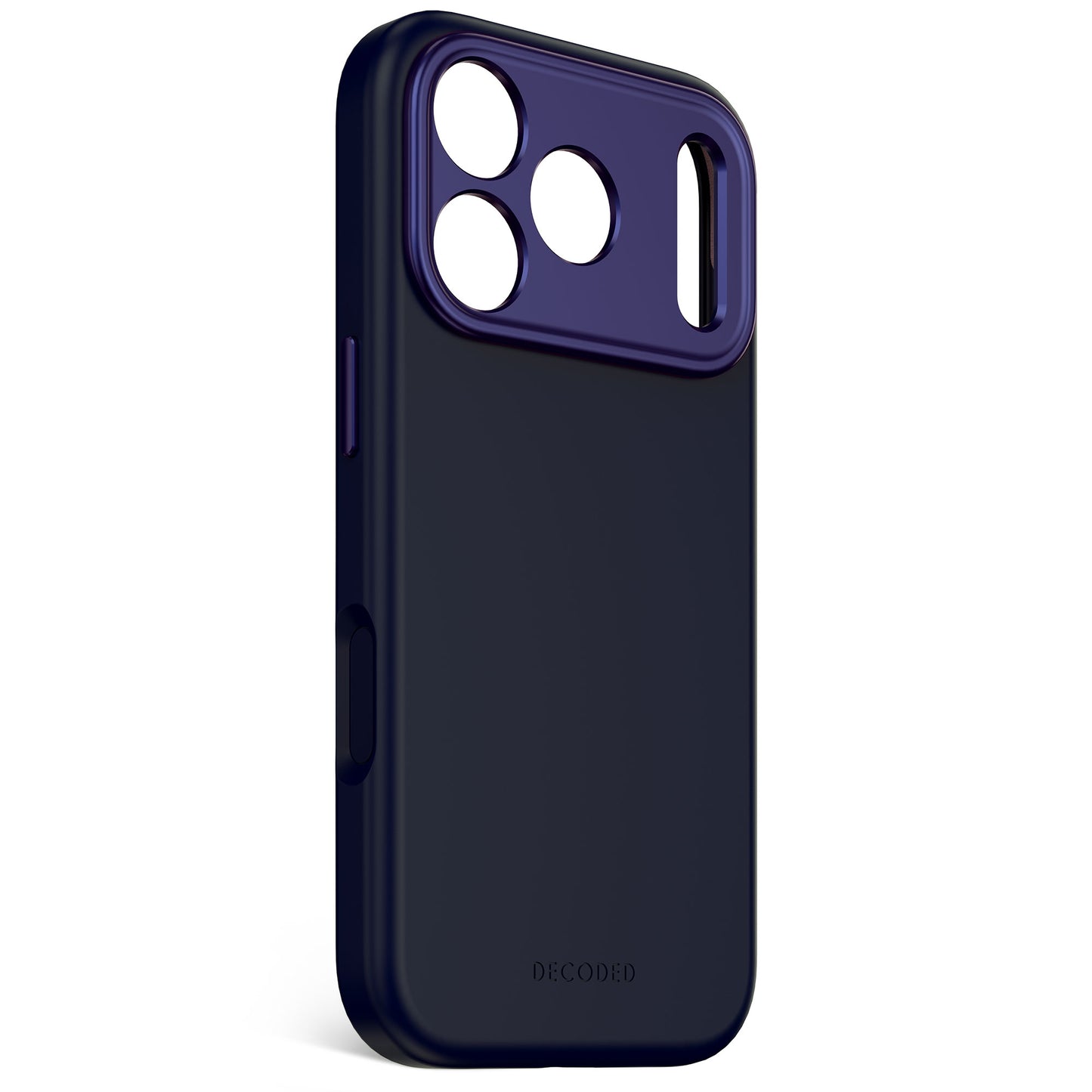 Husa de protectie DECODED Antimicrobian pentru iPhone 17 Pro, Silicon, True Navy