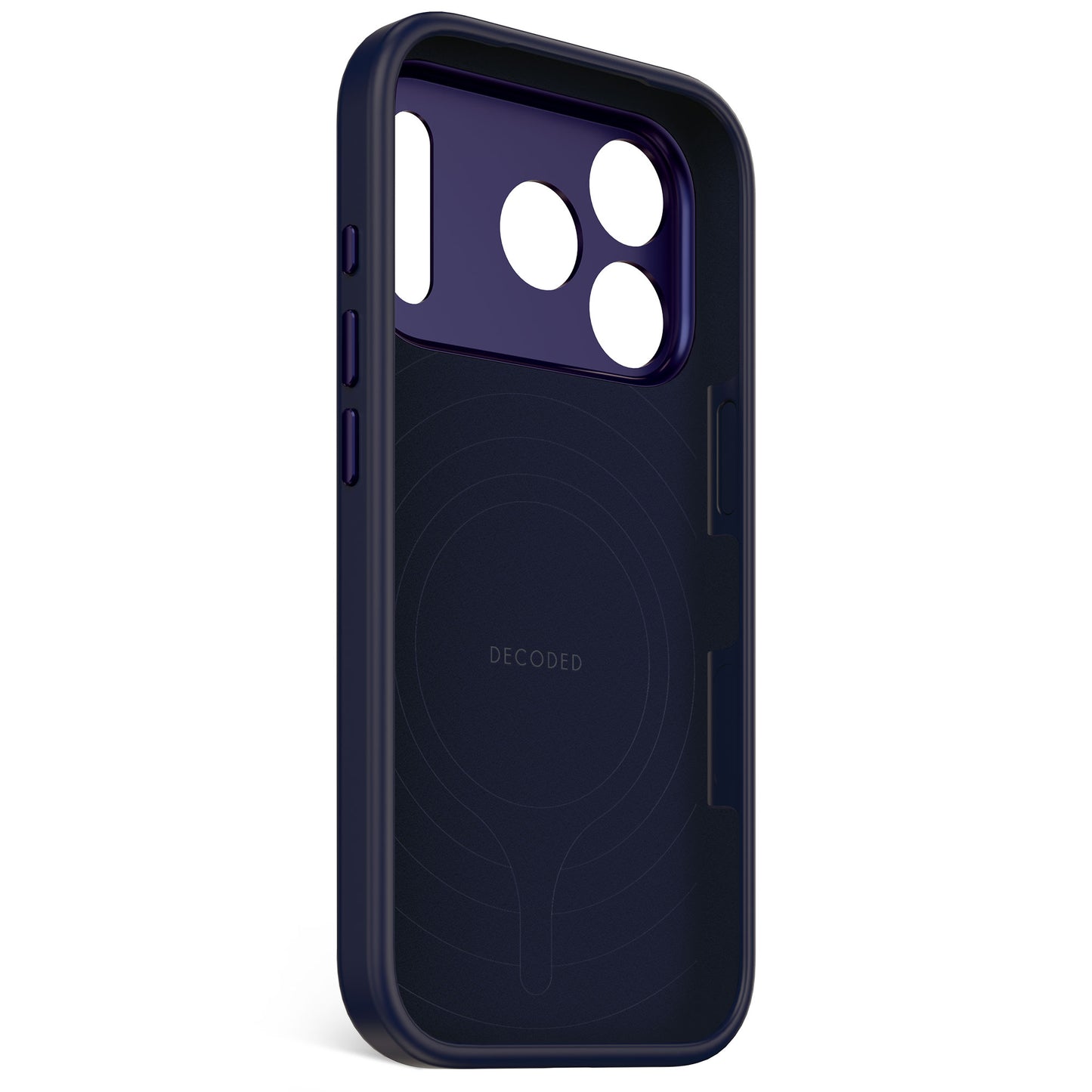 Husa de protectie DECODED Antimicrobian pentru iPhone 17 Pro, Silicon, True Navy