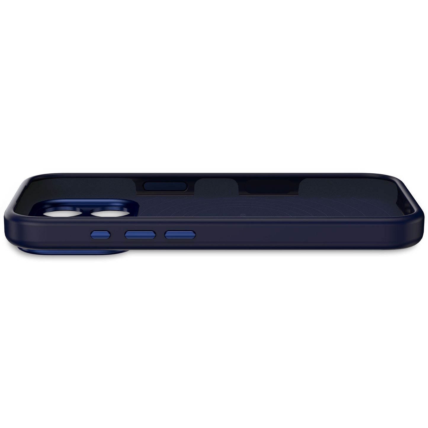 Husa de protectie DECODED Antimicrobian pentru iPhone 17 Pro, Silicon, True Navy