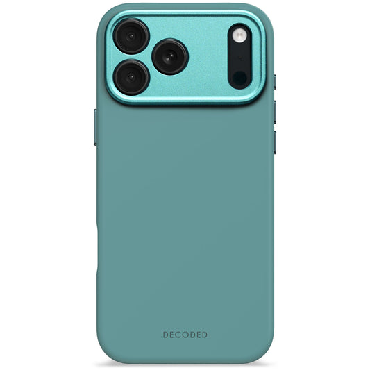 Husa de protectie DECODED Antimicrobian pentru iPhone 17 Pro Max, Silicon, Retro Blue