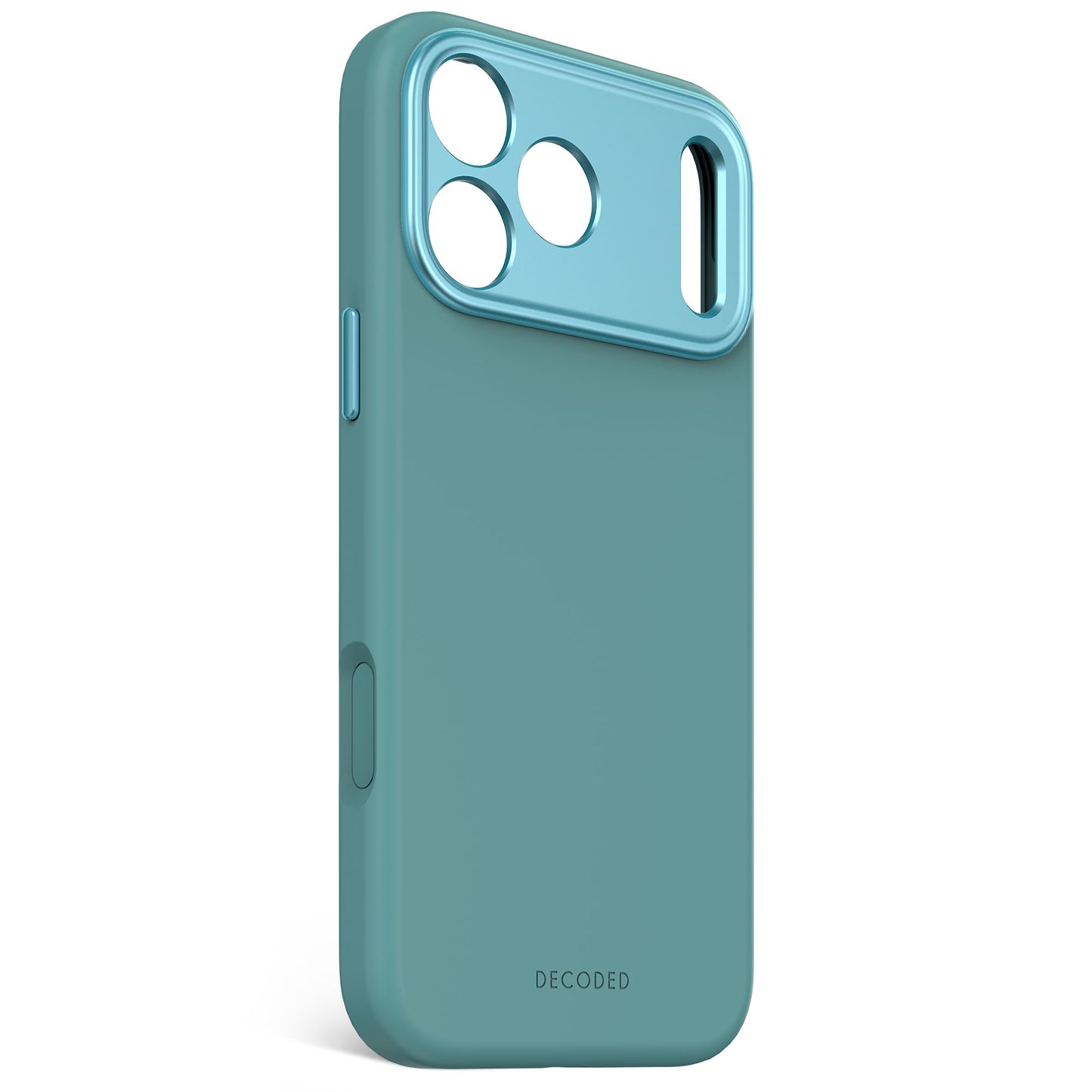 Husa de protectie DECODED Antimicrobian pentru iPhone 17 Pro Max, Silicon, Retro Blue