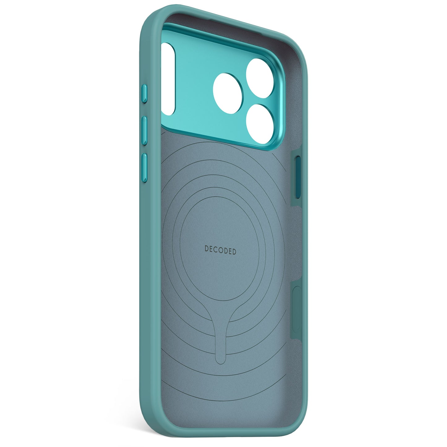 Husa de protectie DECODED Antimicrobian pentru iPhone 17 Pro Max, Silicon, Retro Blue