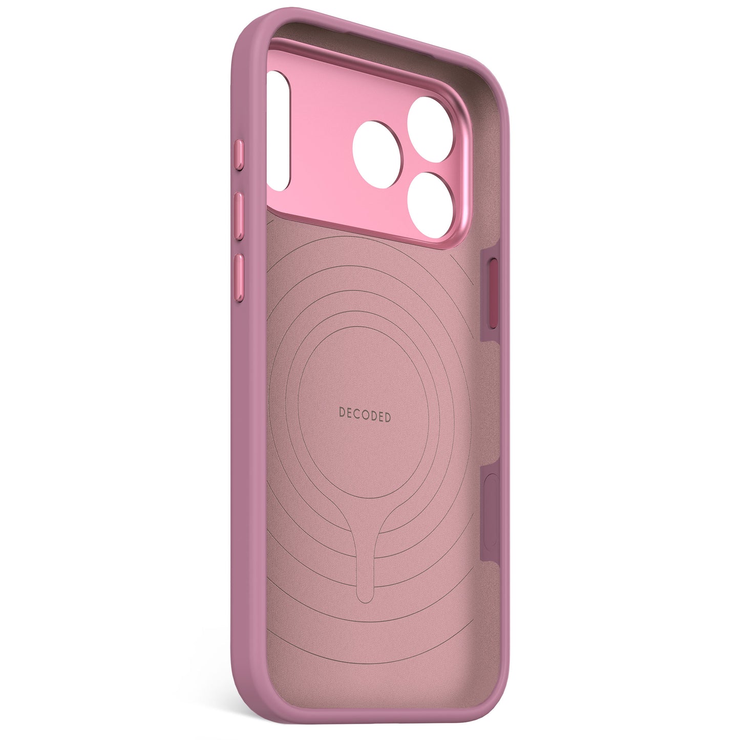 Husa de protectie DECODED Antimicrobian pentru iPhone 17 Pro Max, Silicon, Rosette