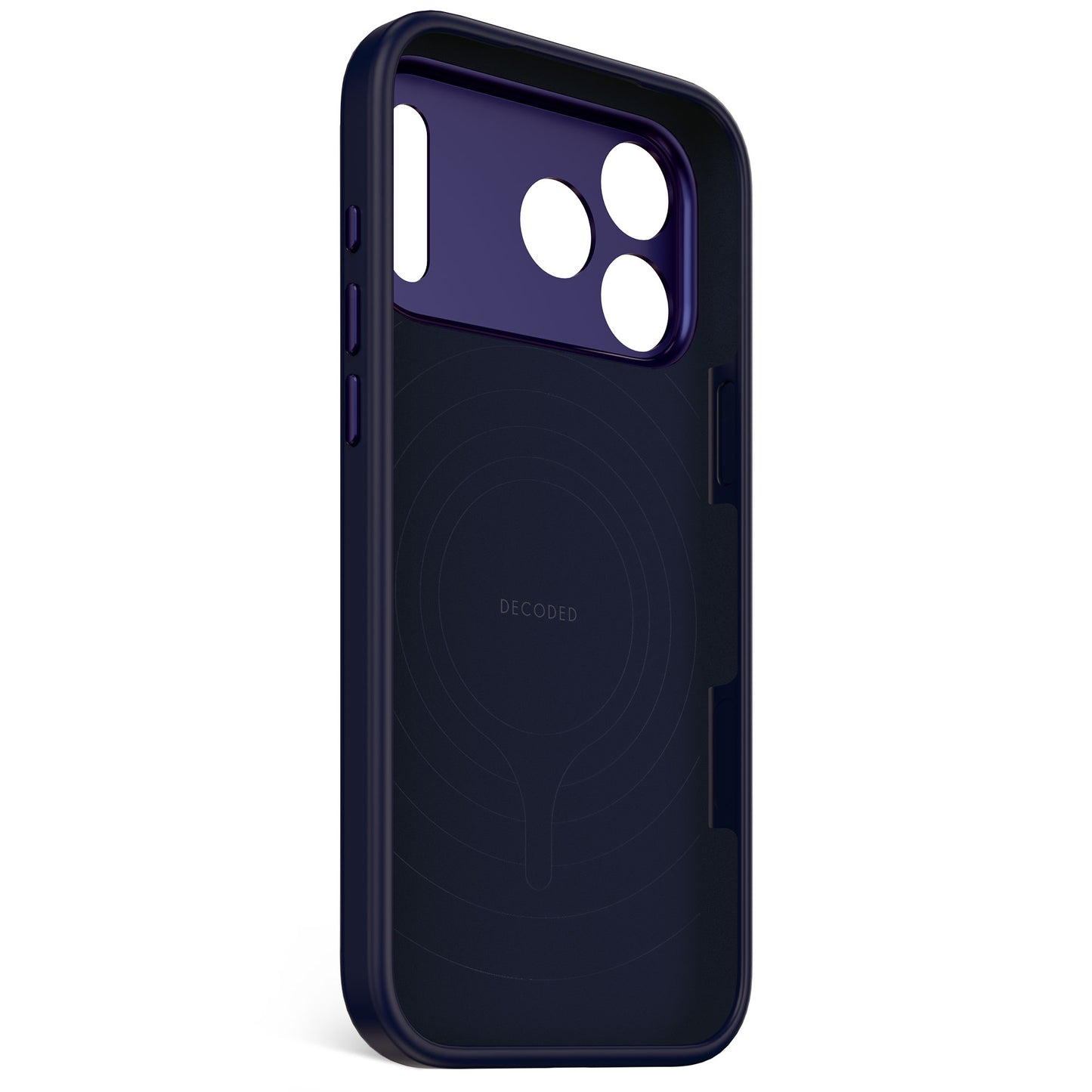 Husa de protectie DECODED Antimicrobian pentru iPhone 17 Pro Max, Silicon, True Navy