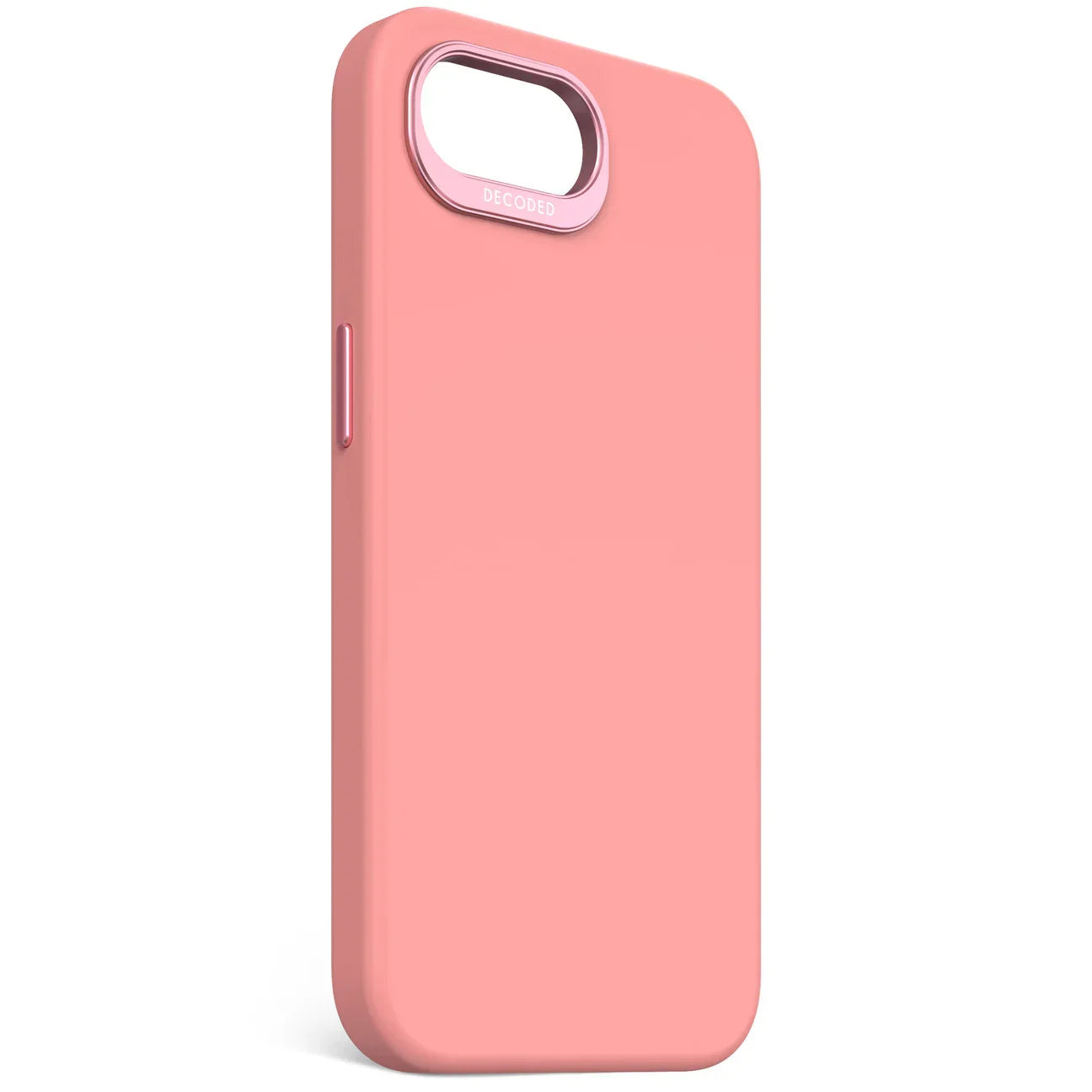 Husa Decoded anti-microbian cu MagSafe pentru iPhone 16e/17e, Silicon, BubbleGum Pink