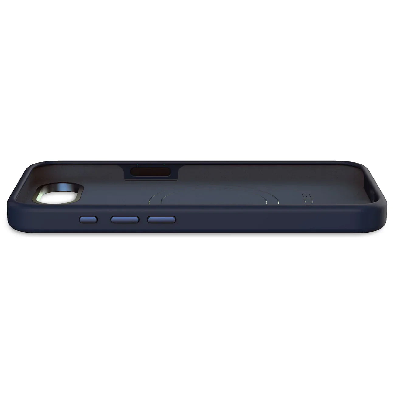 Husa Decoded anti-microbian cu MagSafe pentru iPhone 16e/17e, Silicon, Blue Navy
