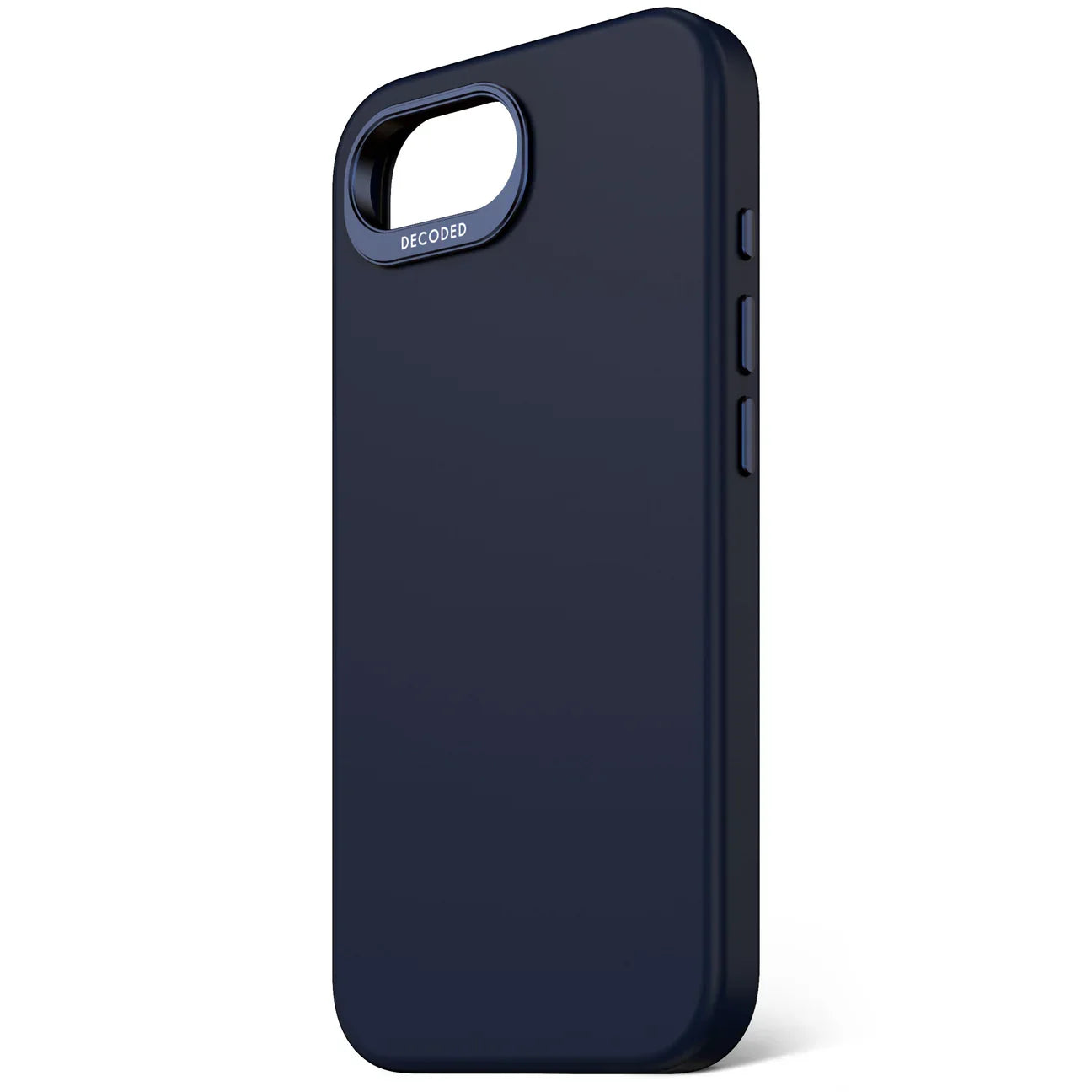 Husa Decoded anti-microbian cu MagSafe pentru iPhone 16e/17e, Silicon, Blue Navy