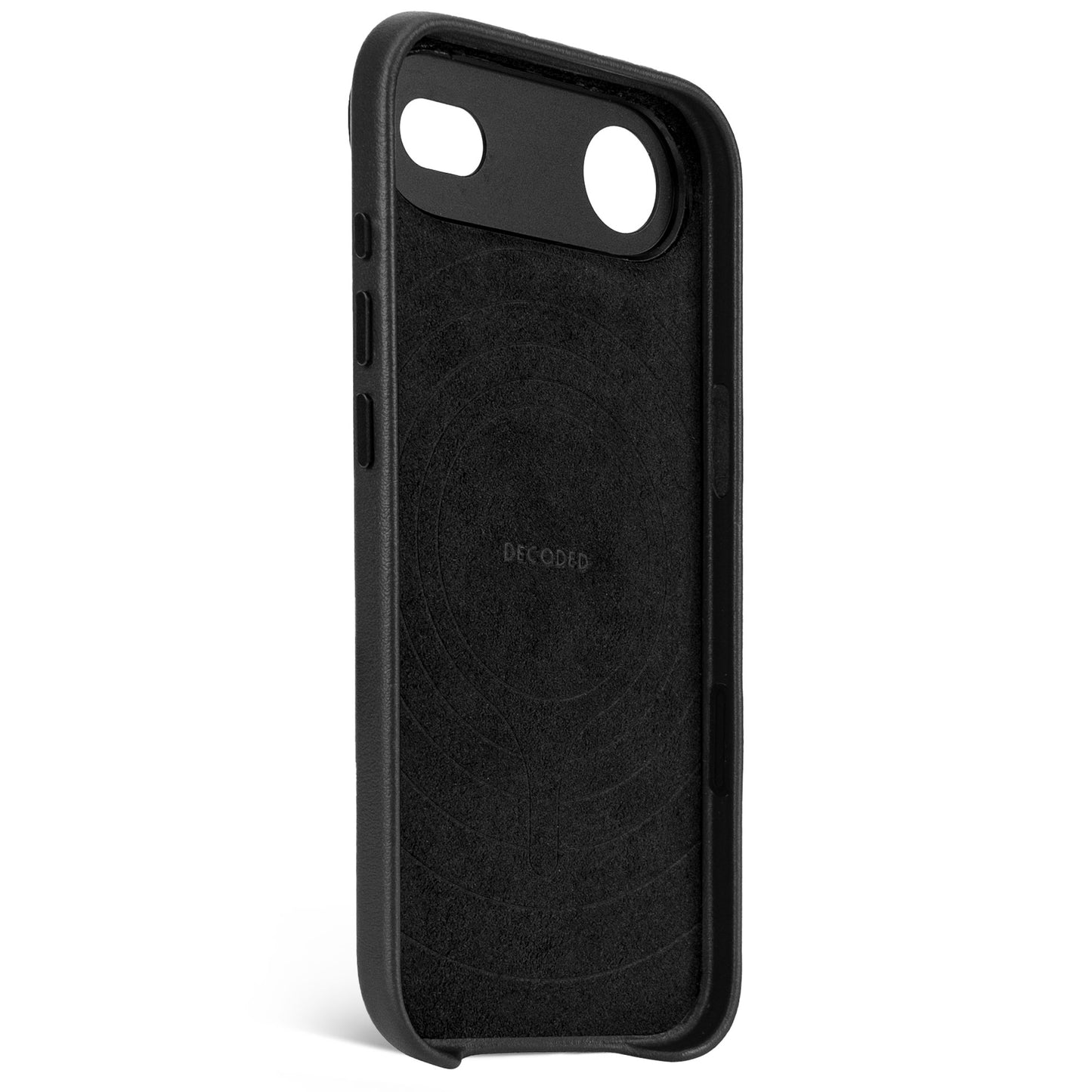 Husa de protectie DECODED pentru iPhone Air, Piele, Negru