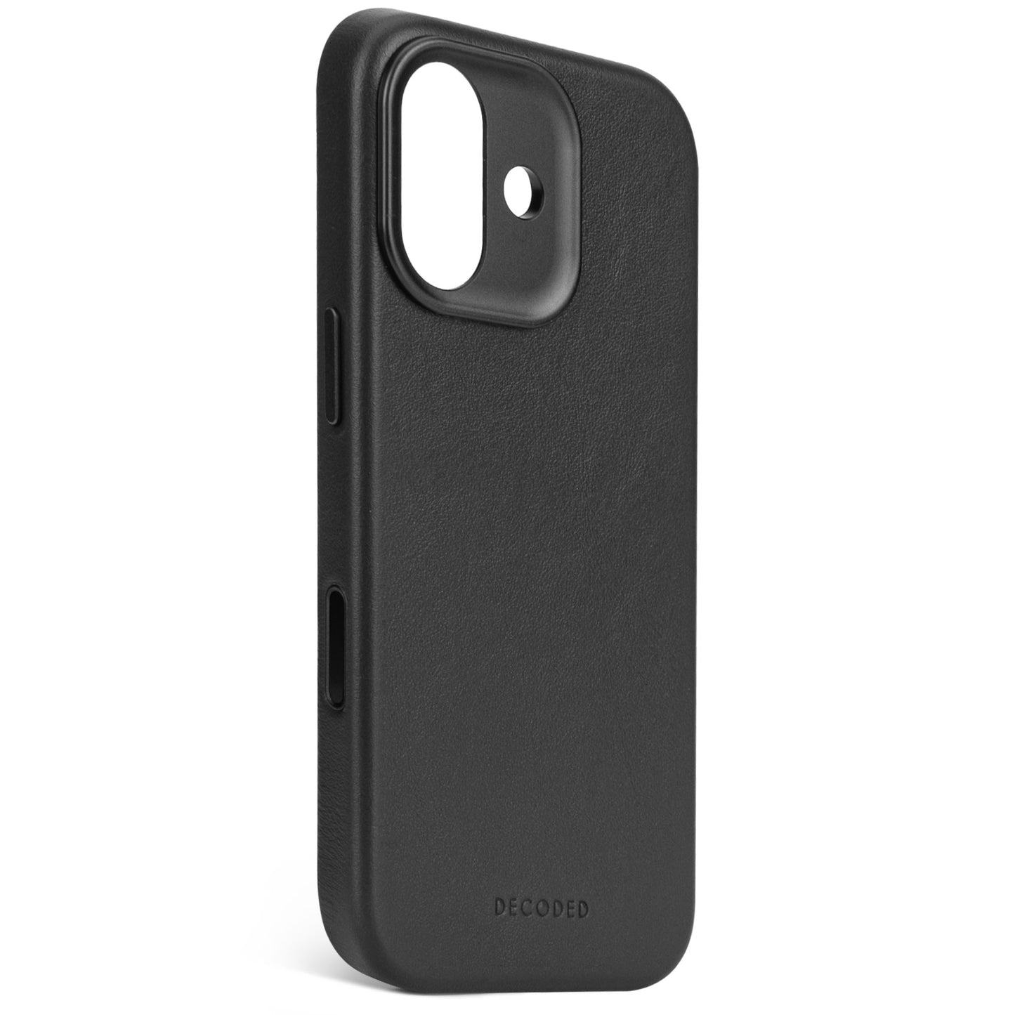 Husa de protectie DECODED pentru iPhone 17, Piele, Negru