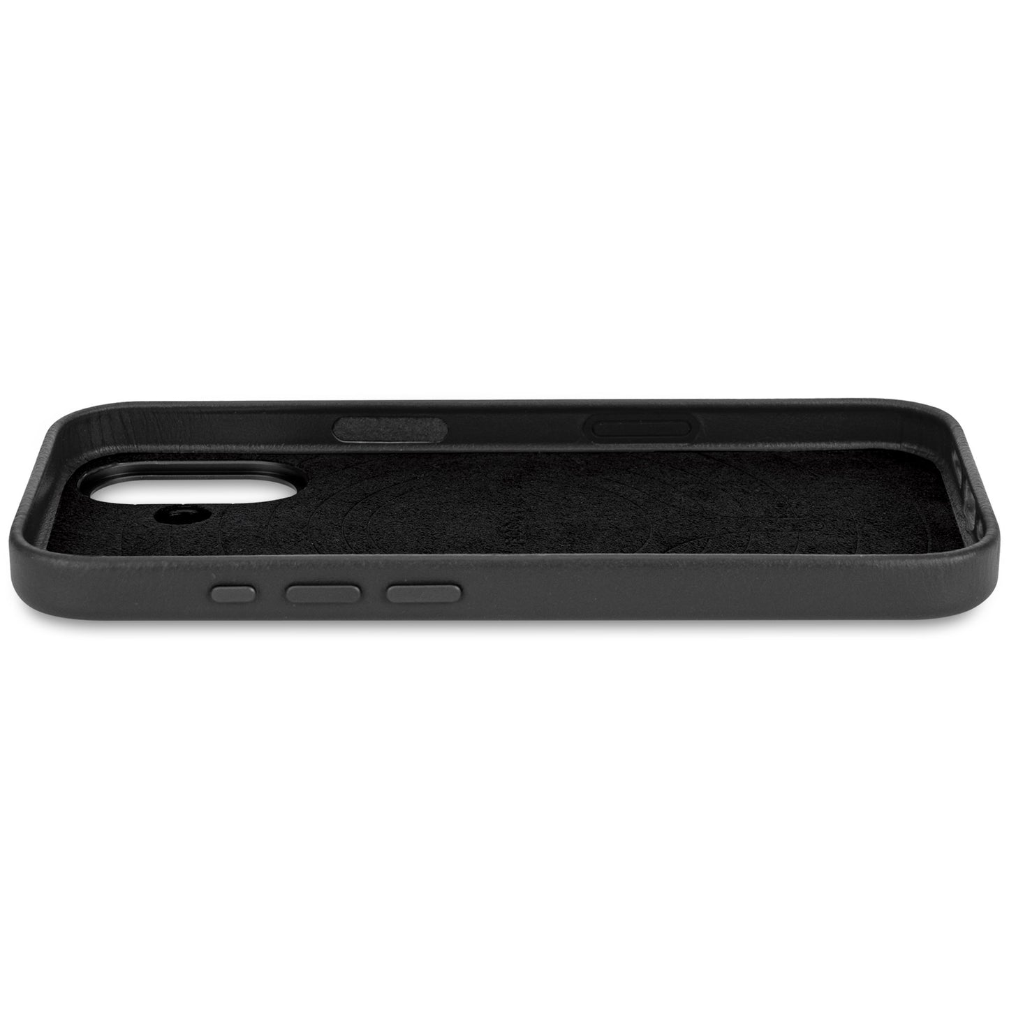 Husa de protectie DECODED pentru iPhone 17, Piele, Negru