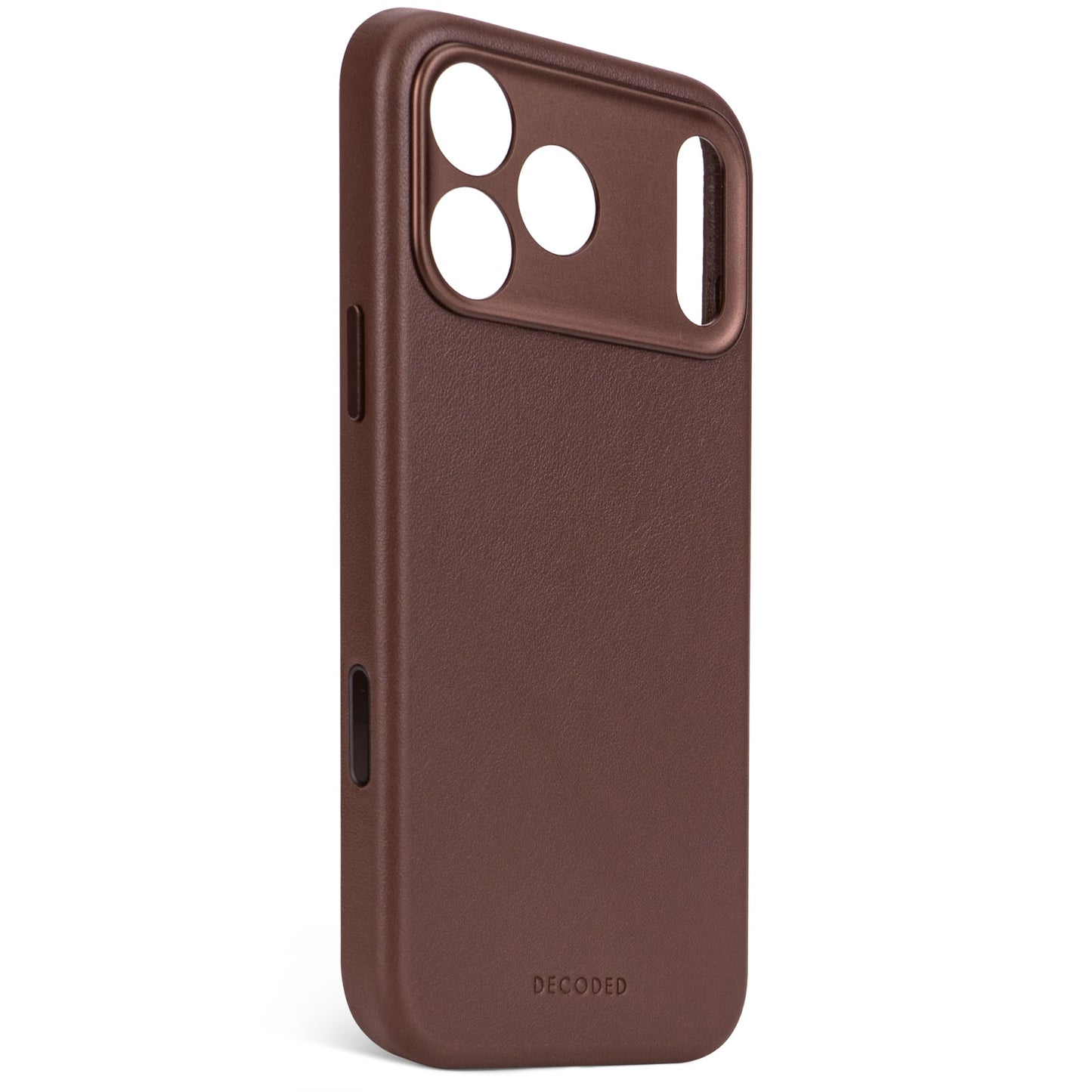 Husa de protectie DECODED pentru iPhone 17 Pro, Piele, Maro