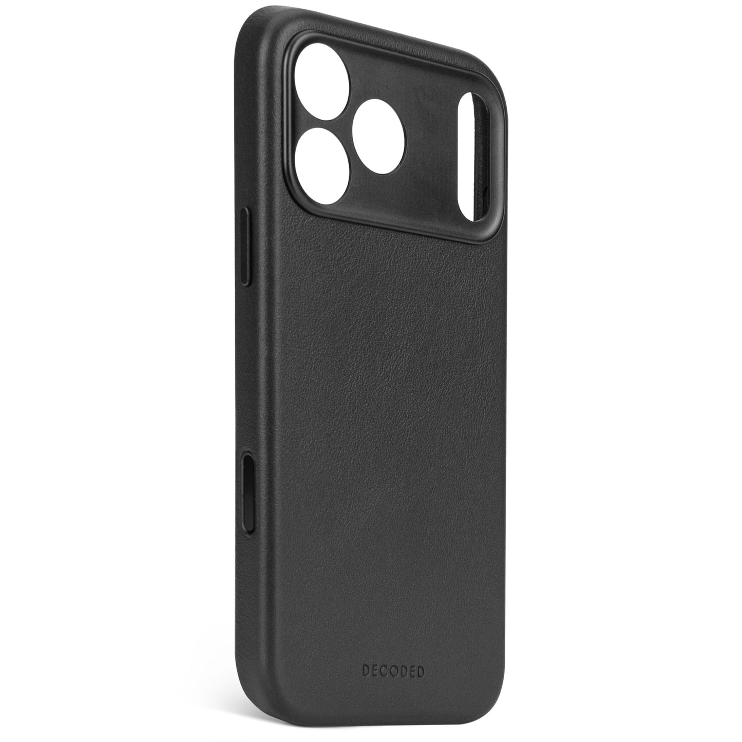 Husa de protectie DECODED pentru iPhone 17 Pro Max, Piele, Negru
