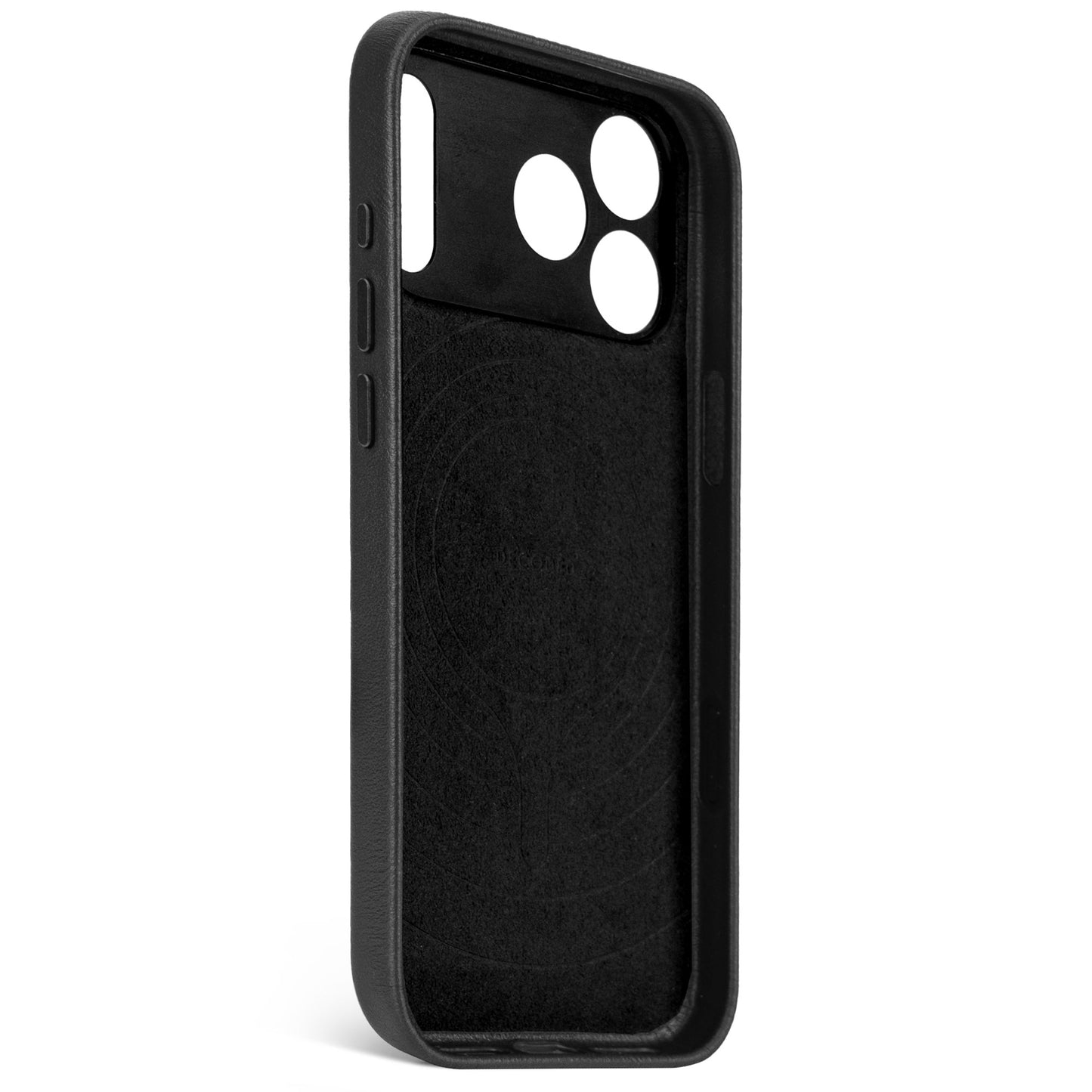 Husa de protectie DECODED pentru iPhone 17 Pro Max, Piele, Negru